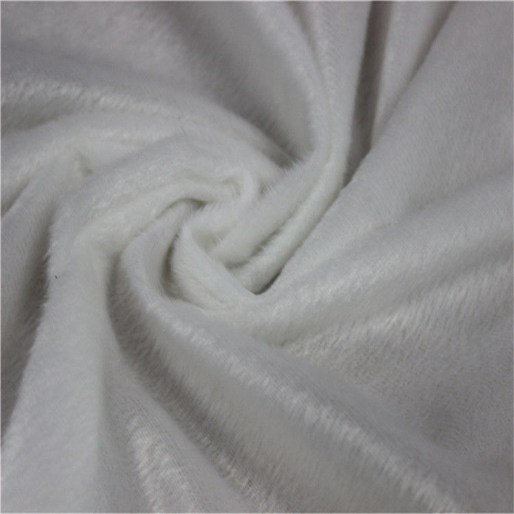 Anti - Static Plush Fabric For Stuffed Animals Super Soft Velboa