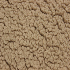 Commercial Sherpa Sheepskin Fabric Shrink - Resistant For  Garment